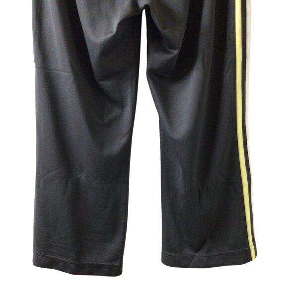 Nike Pants Women’s M Medium 8 10 Gray Striped Cropped Capri Active Wear Athletic - Picture 6 of 10